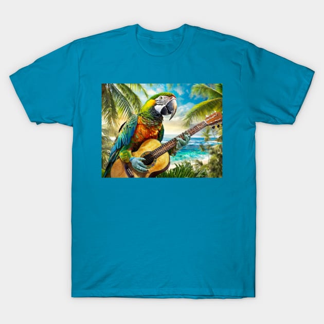 Parrot Head T-Shirt by CreativePhil